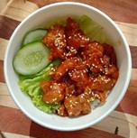 Nasi Ayam Asam Manis