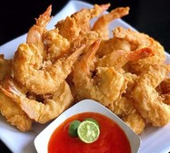 Udang Goreng Tepung + Nasi