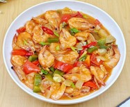 Udang Goreng Asam Manis + Nasi